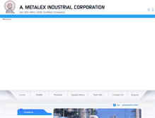 Tablet Screenshot of ametalex.com